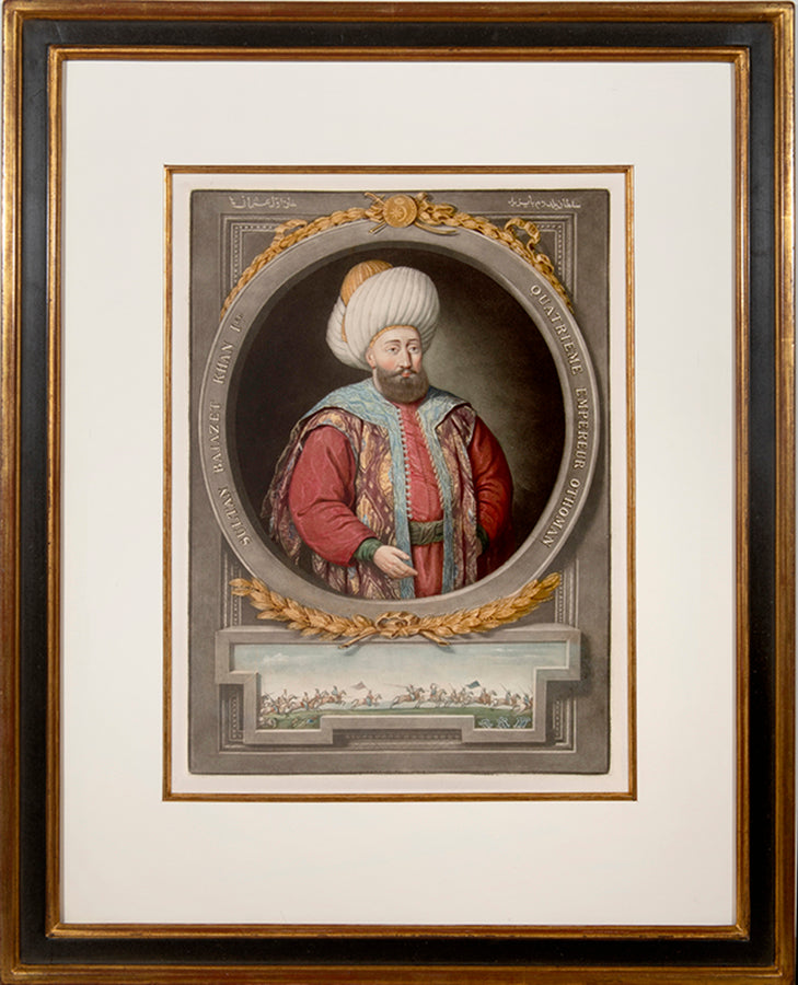 Portraits of the Turkish emperors from the series Recueil des Portraits des Empereurs Ottomans.