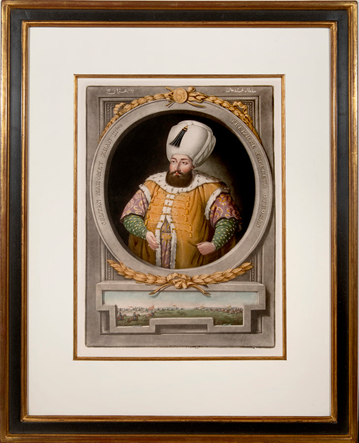 Portraits of the Turkish emperors from the series Recueil des Portraits des Empereurs Ottomans.