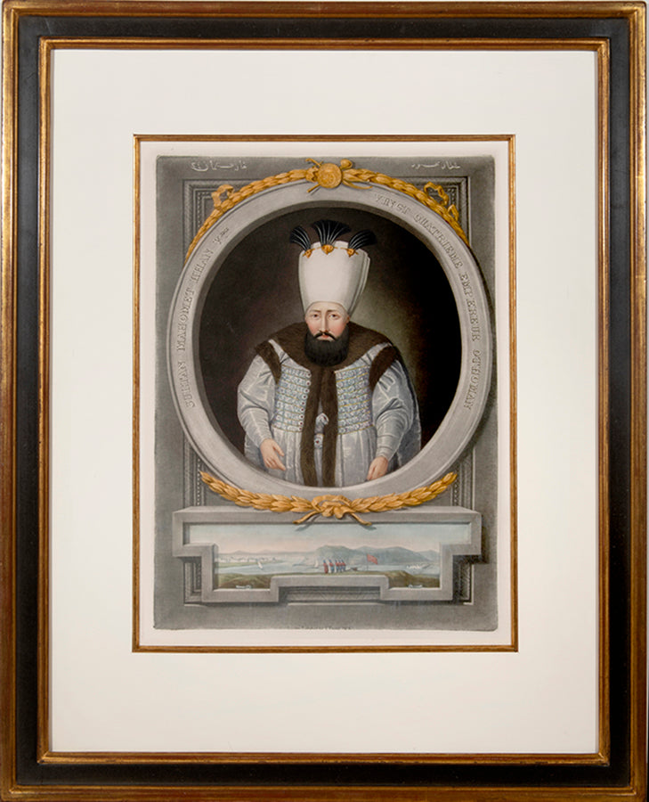 Portraits of the Turkish emperors from the series Recueil des Portraits des Empereurs Ottomans.
