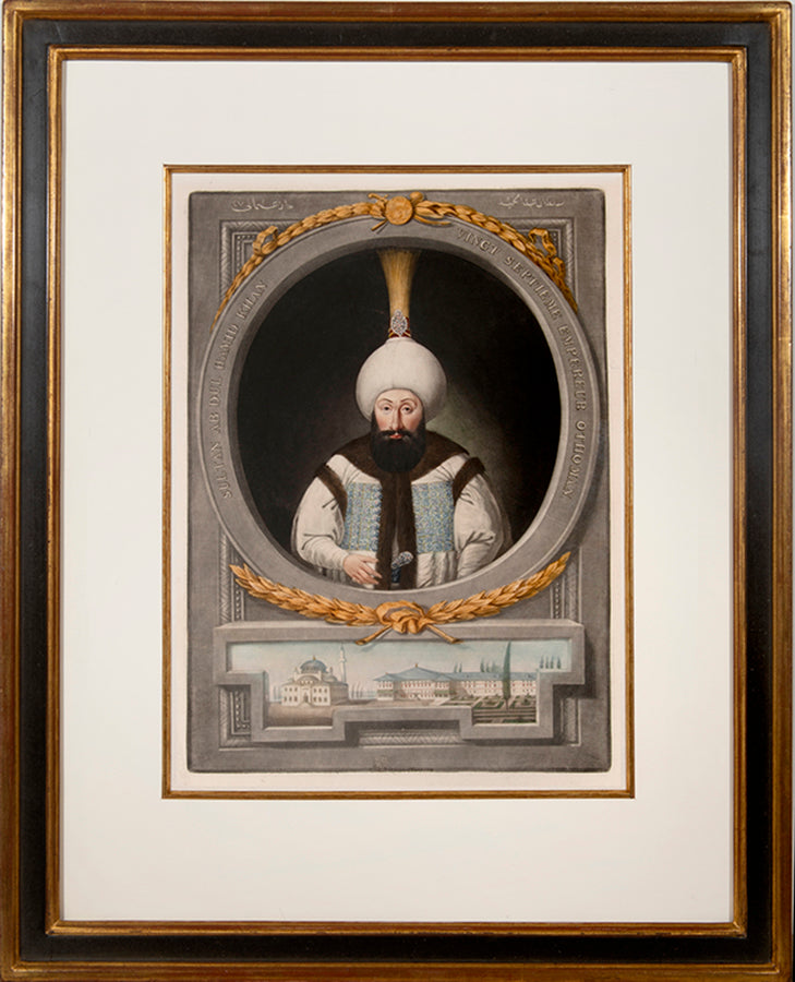 Portraits of the Turkish emperors from the series Recueil des Portraits des Empereurs Ottomans.