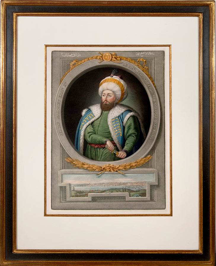 Portraits of the Turkish emperors from the series Recueil des Portraits des Empereurs Ottomans.