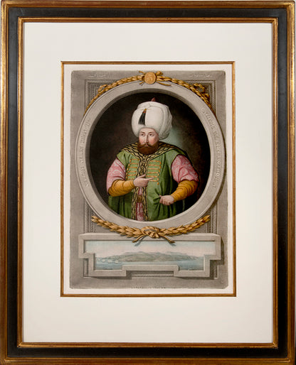 Portraits of the Turkish emperors from the series Recueil des Portraits des Empereurs Ottomans.
