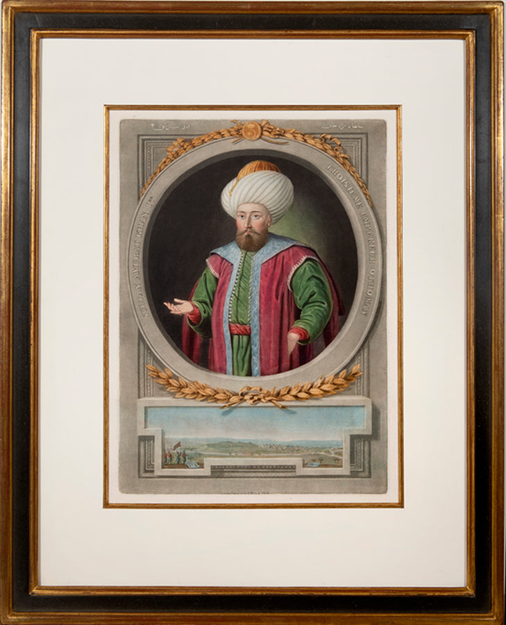 Portraits of the Turkish emperors from the series Recueil des Portraits des Empereurs Ottomans.