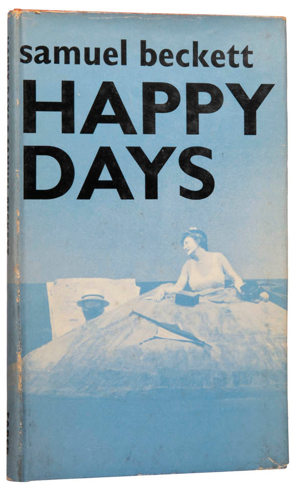 First edition in English of Happy Days by Samuel Beckett.  A great play and a beautiful piece of book design.  