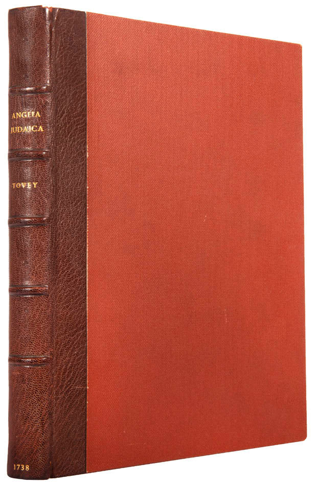 Anglia Judaica by Tovey is considered to be the first comprehensive history of the Jews of England ever published. 