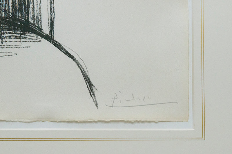 Pablo Picasso, Portrait de Femme II, edition of 50, 1955, on Arches wove paper, signed, lithograph 
