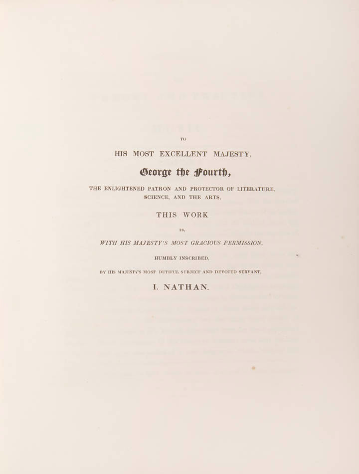 A work on the history and theory of music by Isaac Nathan - the Jewish-English composer of the famous Hebrew Melodies. <br />