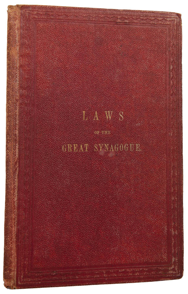 Revised edition published by 'The Wardens of The Great Synagogue' (first edition published in 1827).