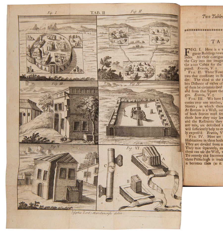 First edition of William Wotton's work interpreting the Jewish Mishna laws of the Shabbath for the Christian reader.