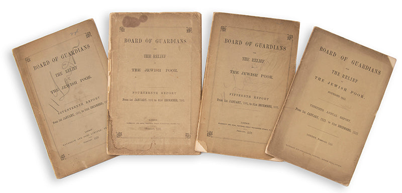 A collection of four reports by the Jewish Board of Guardians of London.