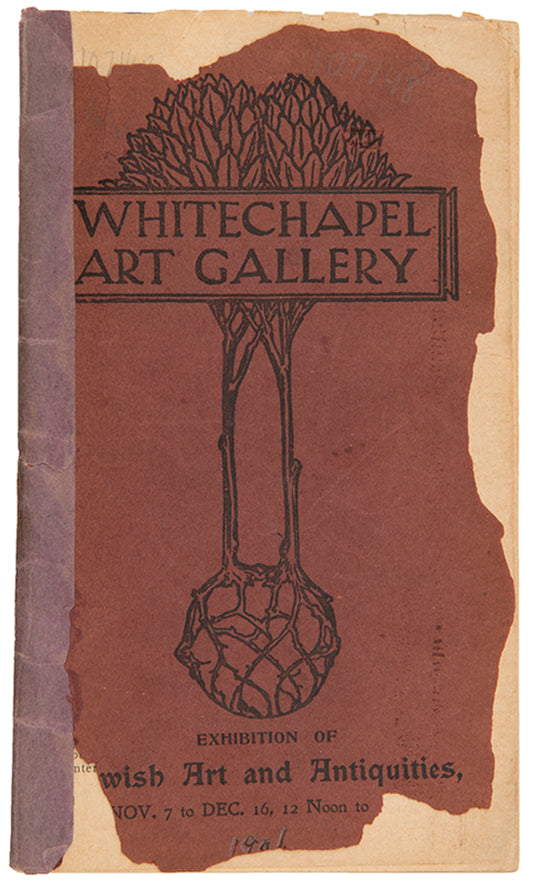 Scarce catalogue of the Exhibition of Jewish Art and Antiques, 7.11-16.12.1906.