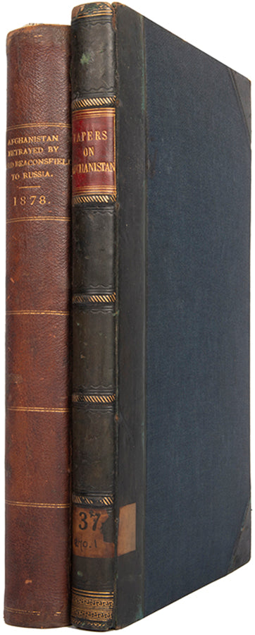 First editions of fifteen works of Government Correspondence charting the British relationship with Afghanistan, and by extension Russia, from 1863 to 1881, culminating in the Second Anglo-Afghan War.