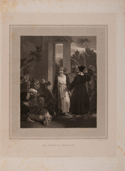 Large paper copy of The Adventure of Hunch-Back, illustrated with 17 engraved plates by William Daniell after paintings by Robert Smirke.