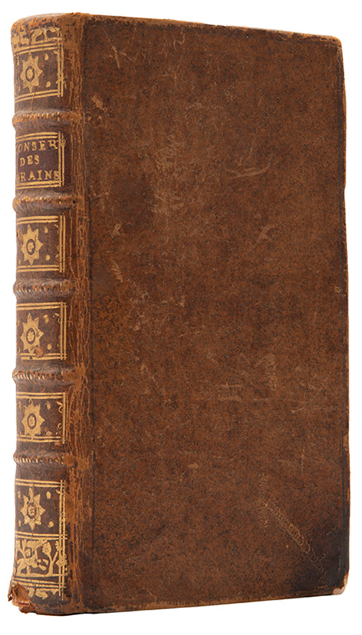 An attractive first edition of Duhamel's rare agricultural treatise, Traite de la conservation des grains, in a contemporary sprinkled calf binding.
