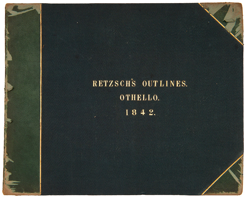 One from a series of books by Retzsch interpreting Shakespeare's works via the medium of outline illustration...