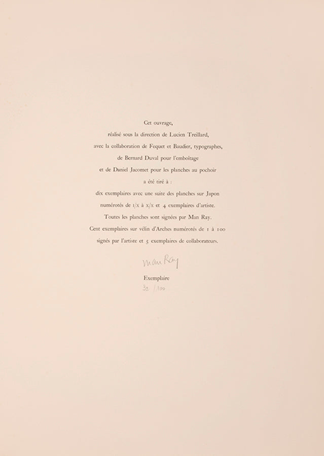 The complete portfolio of 10 pochoir prints, signed by the artist on the justification.