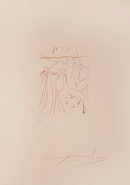 An excellent example of the complete portfolio of Boccacio's Decameron illustrated by Salvador Dali, each plate numbered 57/150 and signed by Dali.