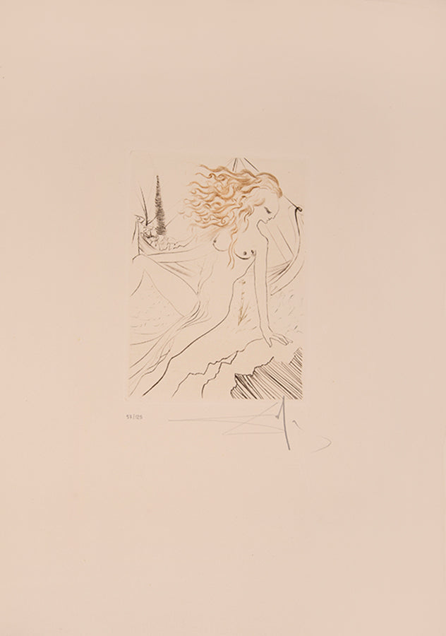An excellent example of the complete portfolio of Boccacio's Decameron illustrated by Salvador Dali, each plate numbered 57/150 and signed by Dali.