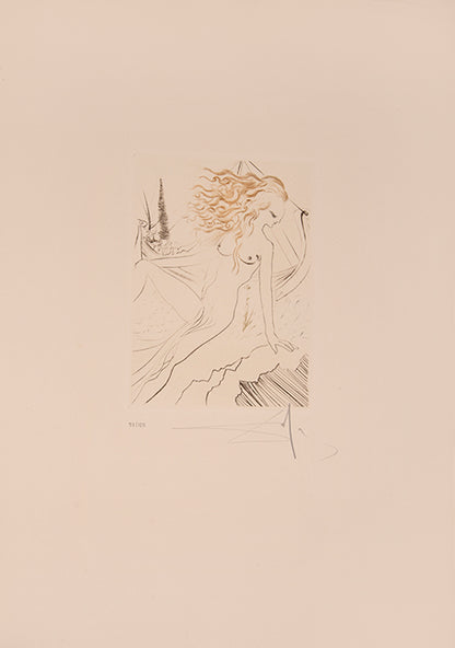 An excellent example of the complete portfolio of Boccacio's Decameron illustrated by Salvador Dali, each plate numbered 57/150 and signed by Dali.