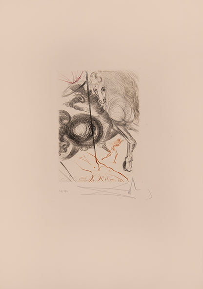 An excellent example of the complete portfolio of Boccacio's Decameron illustrated by Salvador Dali, each plate numbered 57/150 and signed by Dali.