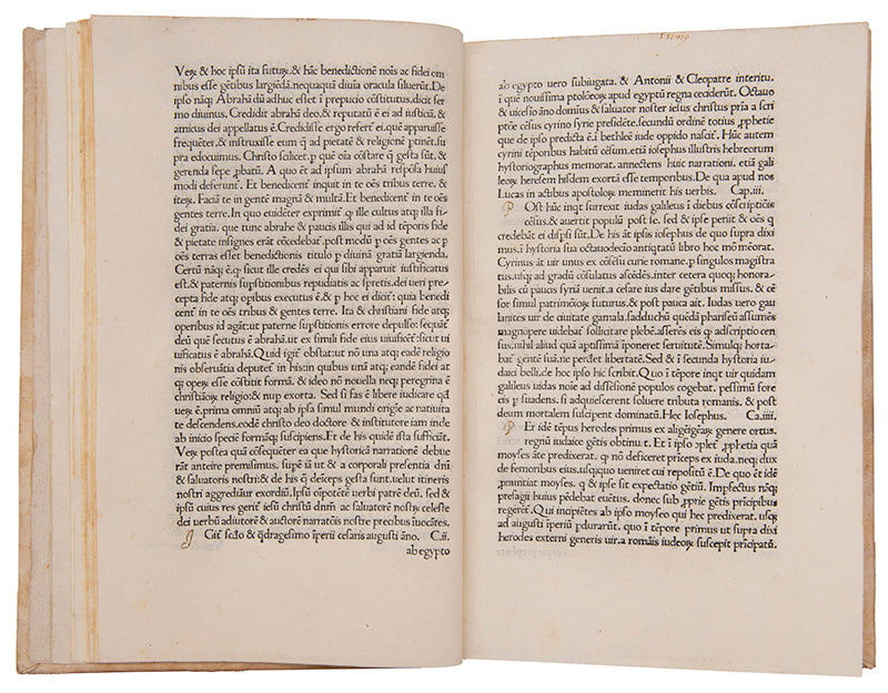 Fourth edition, second Italian edition, of Eursebius's Historia Ecclesiastica, translated from the Greek by the monk and theologian Rufinus of Aquileia.