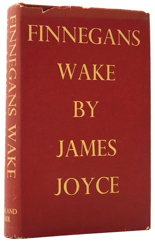 First edition, trade issue of Finnegans Wake by James Joyce, with the original dust jacket. 