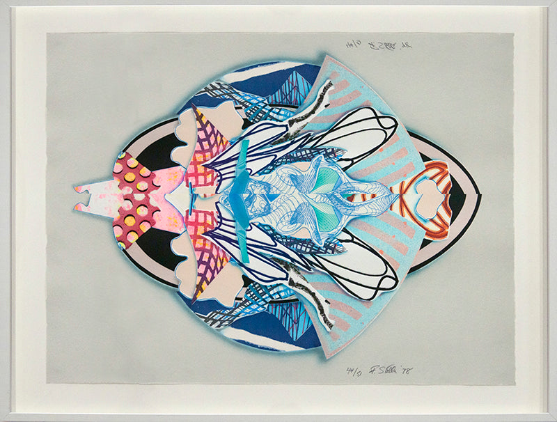 Frank Stella, Aiolio, from Imaginary Places III, edition of 51, 1998, on TGL handmade paper, lithograph, screenprint, etching and aquatint  in colours