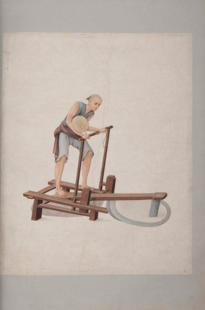 A remarkable collection of fine large format Chinese watercolours. The binder of the album, George Mullen, was the most famous bookbinder in Ireland. 