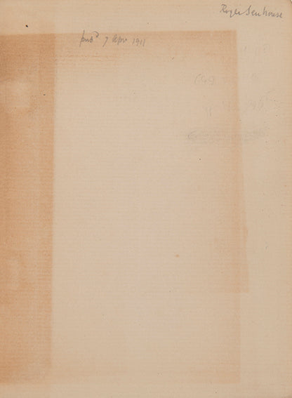First edition of The Hoofmarks of the Faun by Arthur Ransome, with the dustjacket, from the library of Roger Senhouse.