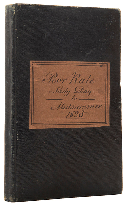 The poor rate assessment ledger for the parish of St. James Duke's Place, Aldgate, a testament to a thriving Jewish community in the heart of London.