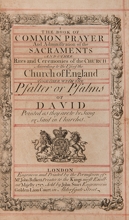 A particularly beautiful Book of Common Prayer. An experimental edition printed on silver plates engraved by John Sturt. 