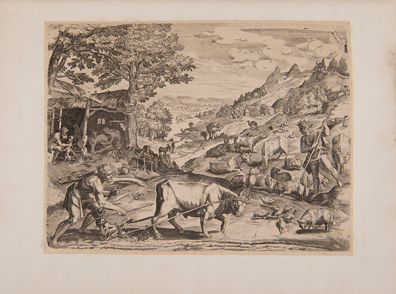 A fine extra-illustrated Bible with engravings dating from the seventeenth century by Guercino, Cipriani, Rubens, Sadeler, Durer,Blake and others