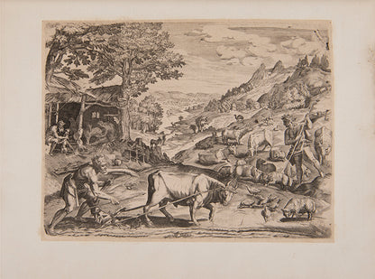 A fine extra-illustrated Bible with engravings dating from the seventeenth century by Guercino, Cipriani, Rubens, Sadeler, Durer,Blake and others