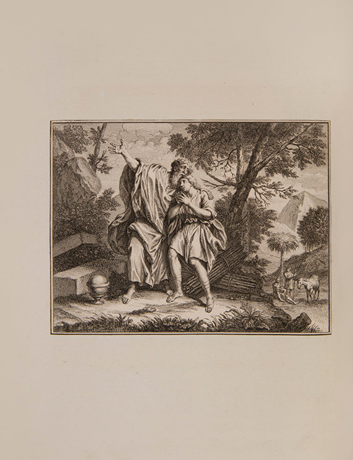 A fine extra-illustrated Bible with engravings dating from the seventeenth century by Guercino, Cipriani, Rubens, Sadeler, Durer,Blake and others