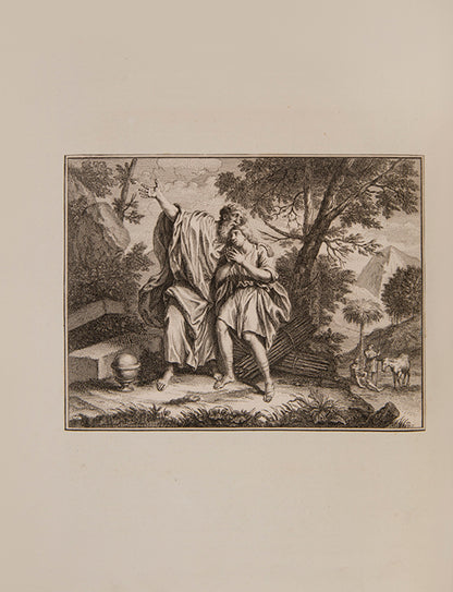 A fine extra-illustrated Bible with engravings dating from the seventeenth century by Guercino, Cipriani, Rubens, Sadeler, Durer,Blake and others