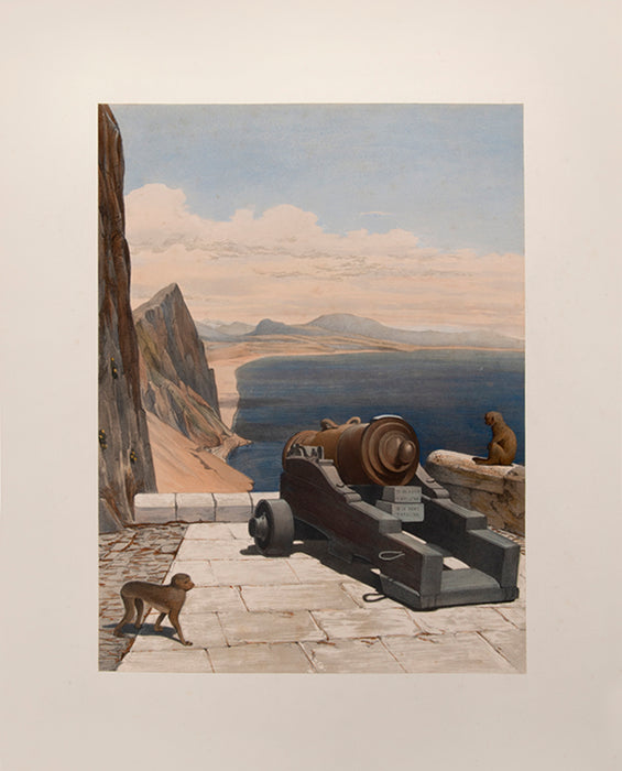 Select views of the rock and fortress of Gibraltar.