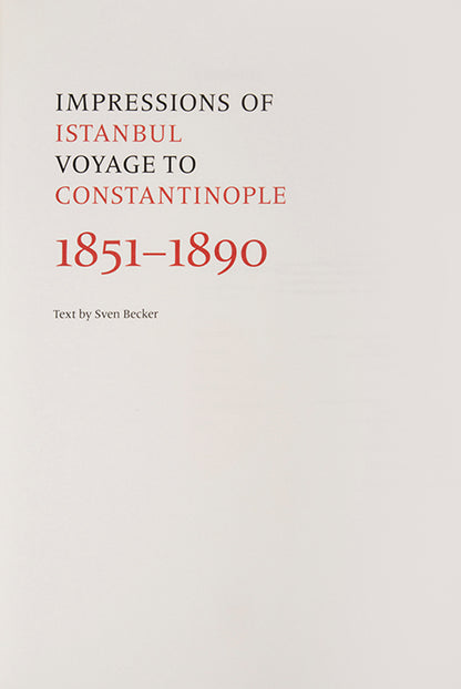 The third volume describing the books on Istanbul from the library of Ömer Koç, covering the period from 1851 to 1890.
