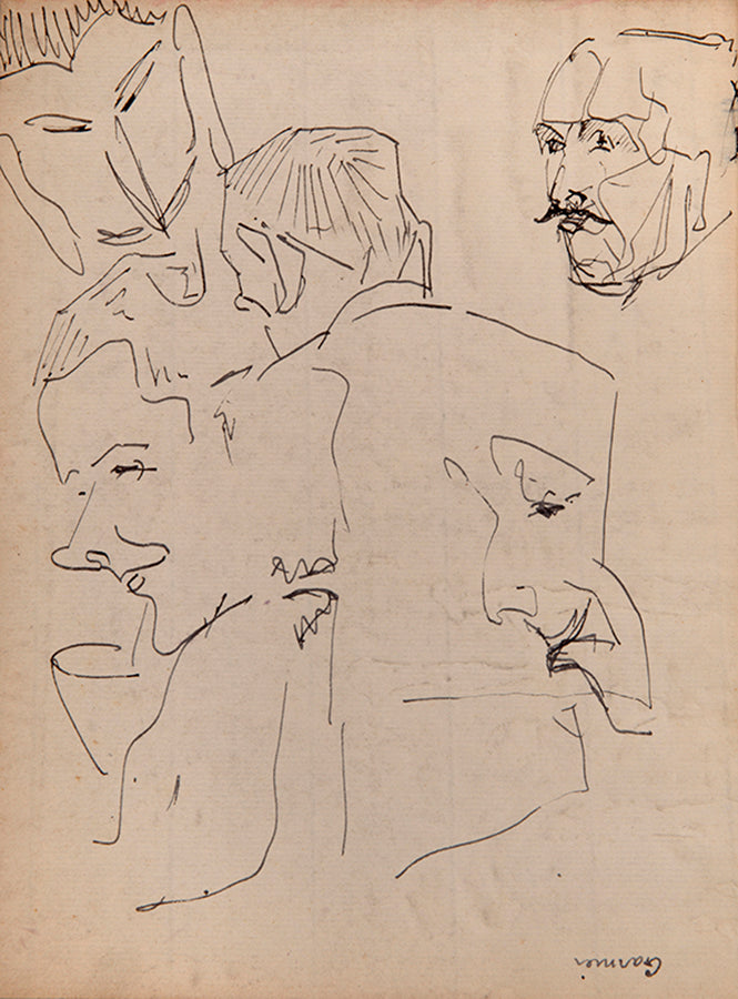 An unrecorded playscript together with two schoolbooks from the École du Louvre by the great actor and mime artist Jean-Louis Barrault.
