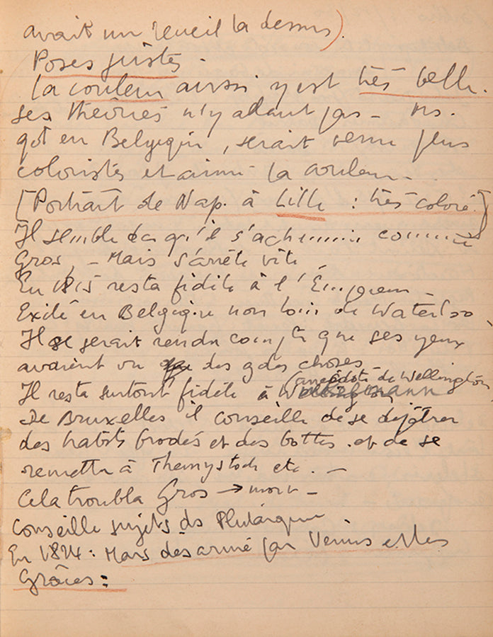 An unrecorded playscript together with two schoolbooks from the École du Louvre by the great actor and mime artist Jean-Louis Barrault.