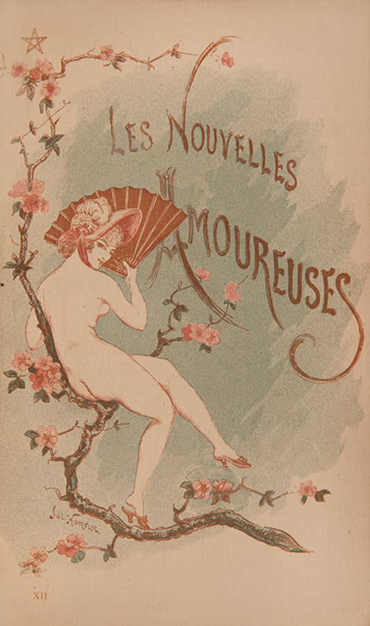 The complete set of Les Nouvelles Amoureuses by Charles Aubert. 