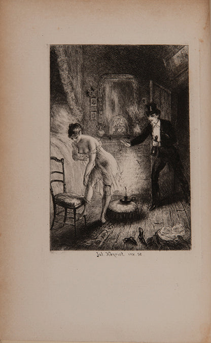 The complete set of Les Nouvelles Amoureuses by Charles Aubert. 