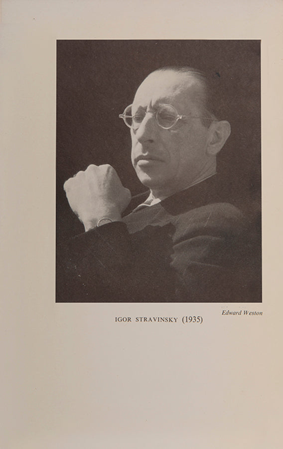 First edition of Stravinksy - A Critical Survey by Eric Walter White, dedicated by the author to his wife.