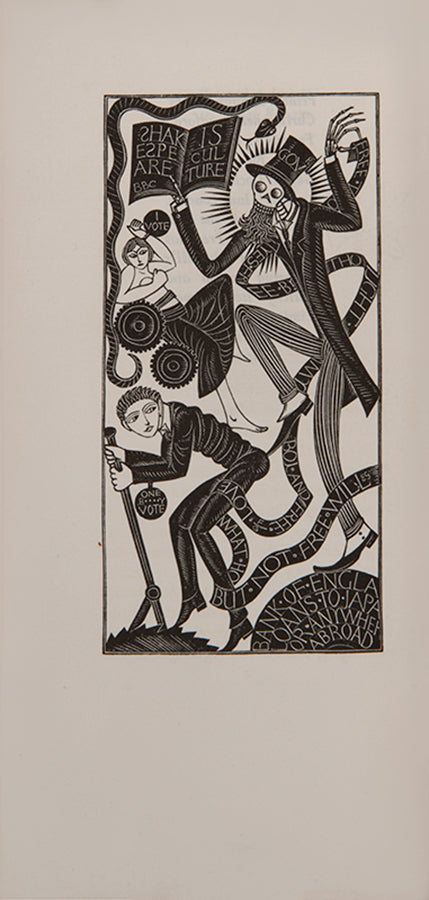 Limited edition of The Lord's Song by Eric Gill, published by the Golden Cockerel Press.