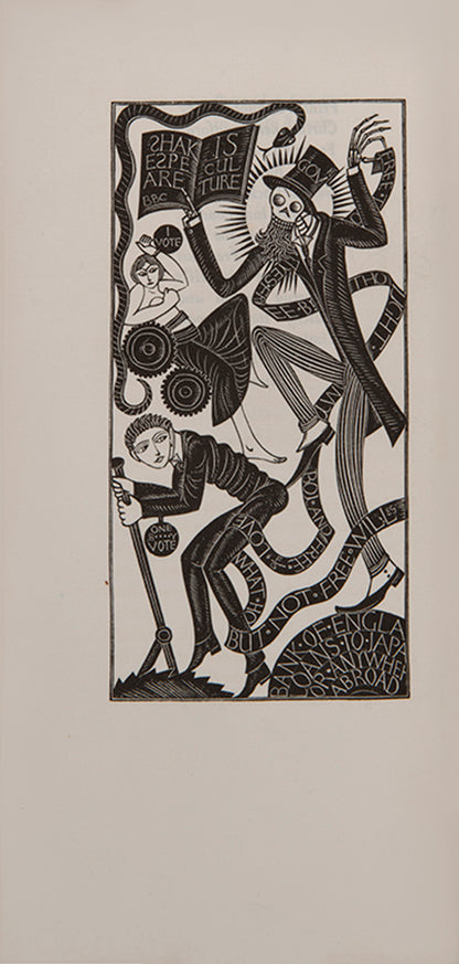 Limited edition of The Lord's Song by Eric Gill, published by the Golden Cockerel Press.