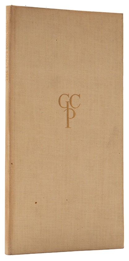 Limited edition of The Lord's Song by Eric Gill, published by the Golden Cockerel Press.