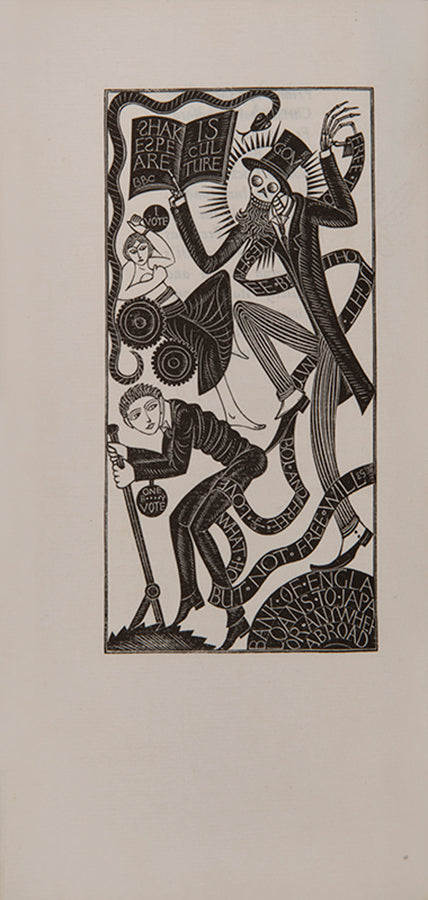 Limited edition of The Lord's Song by Eric Gill, published by the Golden Cockerel Press.