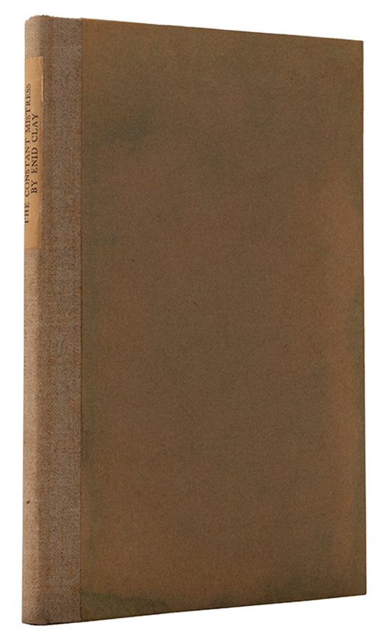 Signed limited edition of The Constant Mistress by Enid Clay, illustrated by her brother Eric Gill. 