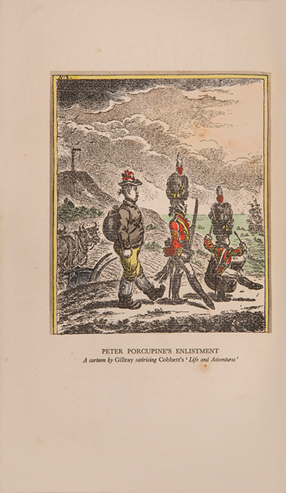 Nonesuch edition of Life and Adventures of Peter Porcupine by William Cobbett. 