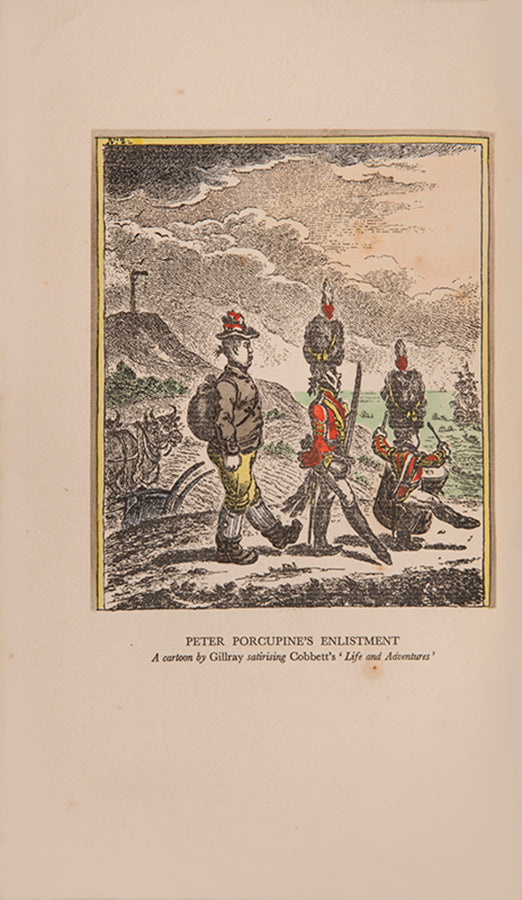 Nonesuch edition of Life and Adventures of Peter Porcupine by William Cobbett. 