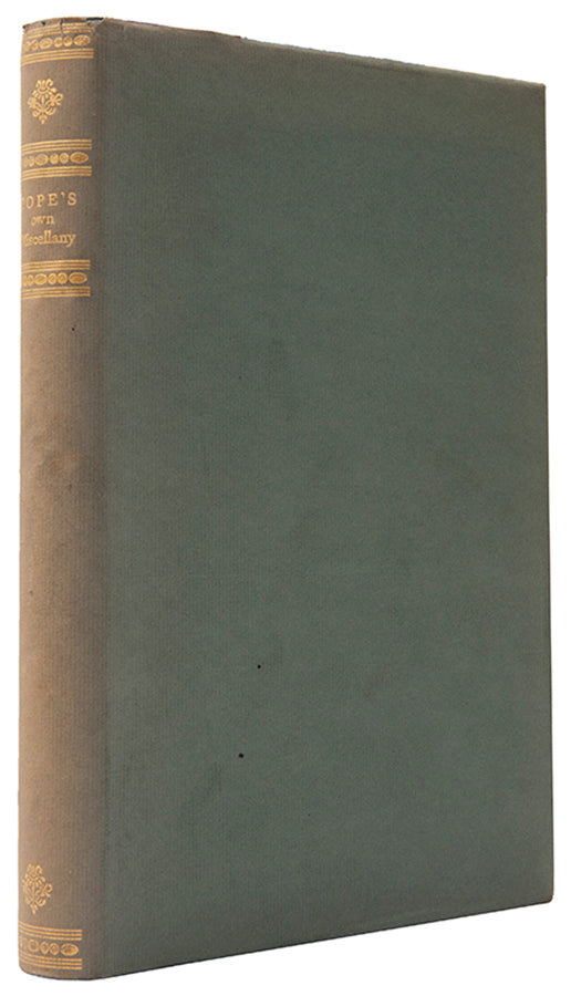 Nonesuch edition of Alexander Pope's Miscellany, published in 1935. 